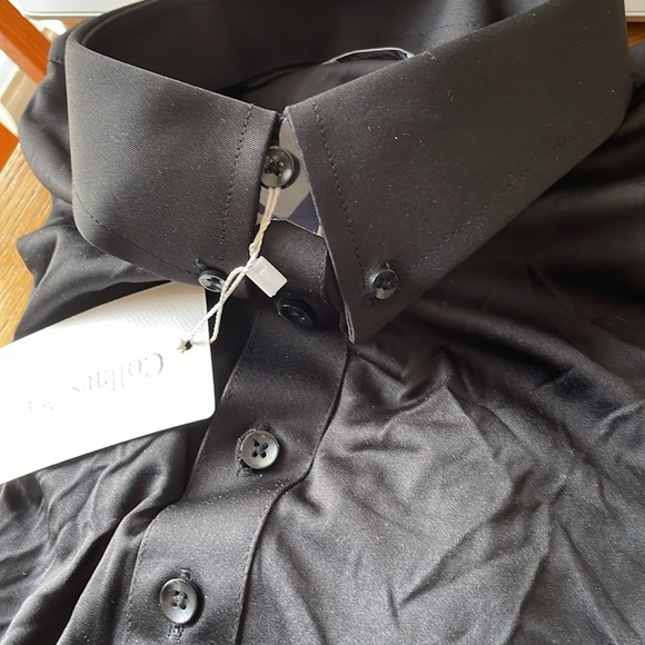 Collars & Co. Oxford Button Down Collar Polo Black Size 2X-Large NEW With Tag - Picture 4 of 5